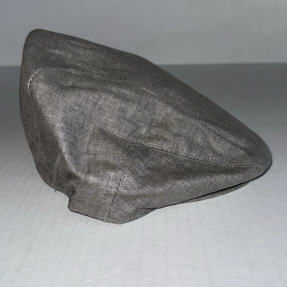 Epoch Gray Linen Newsboy Cap